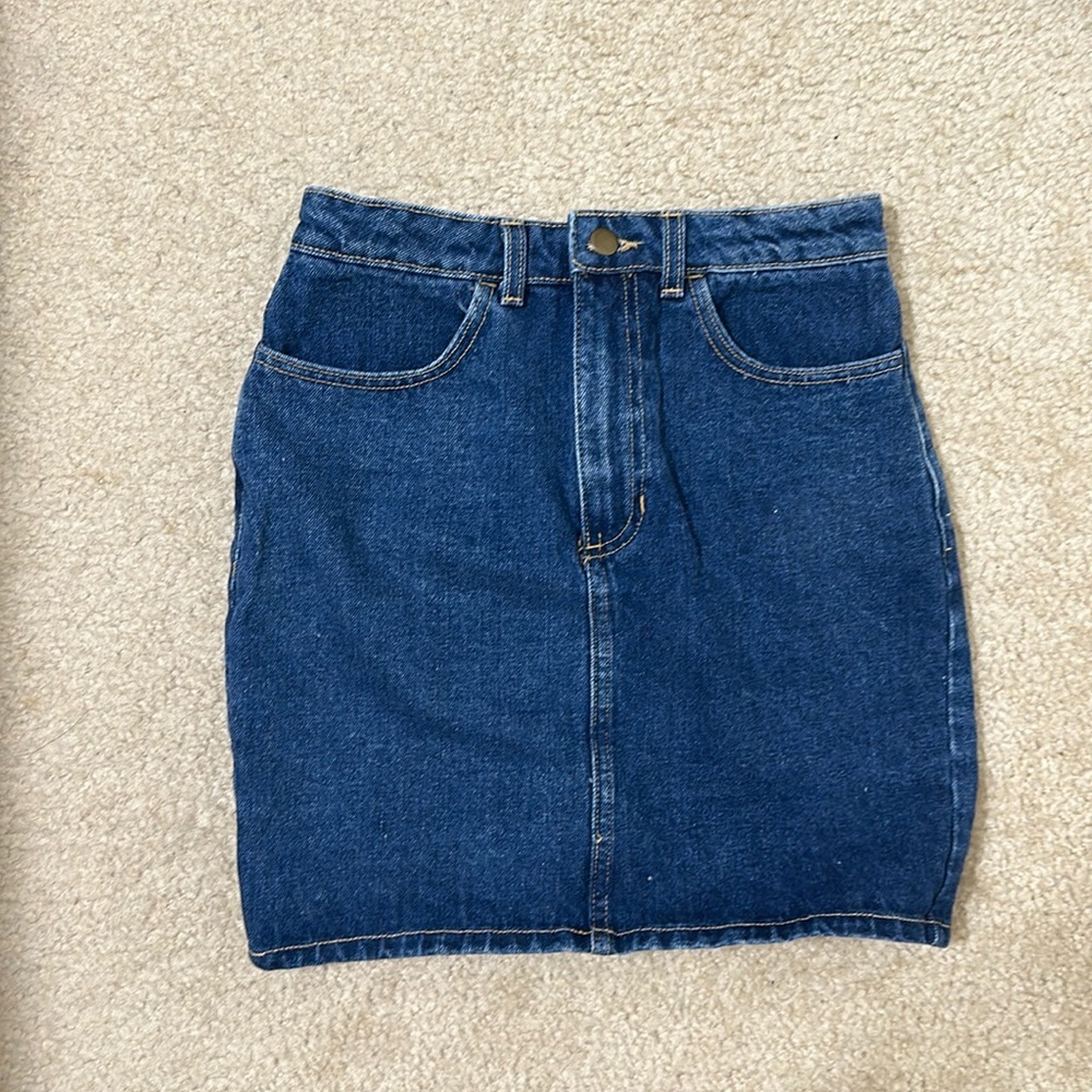 American Apparel Denim Skirt
